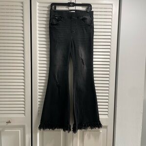 Black Flared Women's Jeans